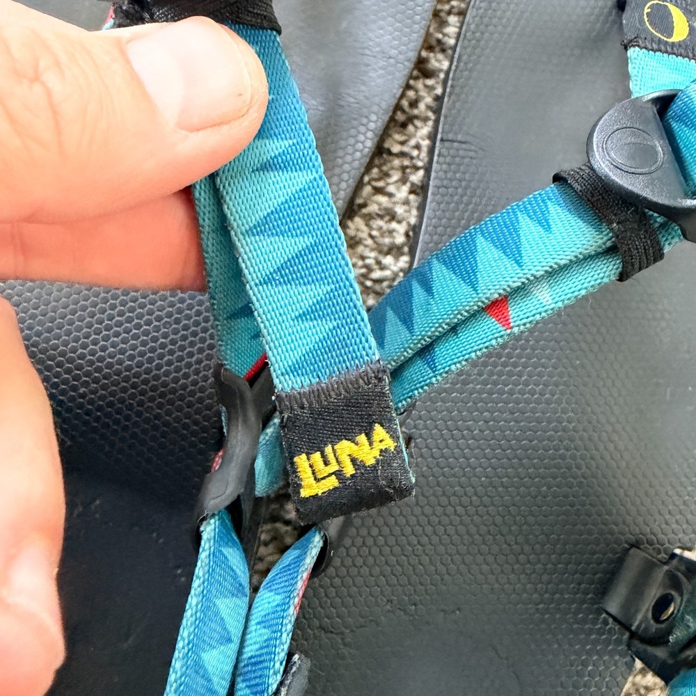 Luna Retro Oso Sandals M8 W10 Blue Hiking Outdoors Sports Colorado Comfort - Picture 3 of 12